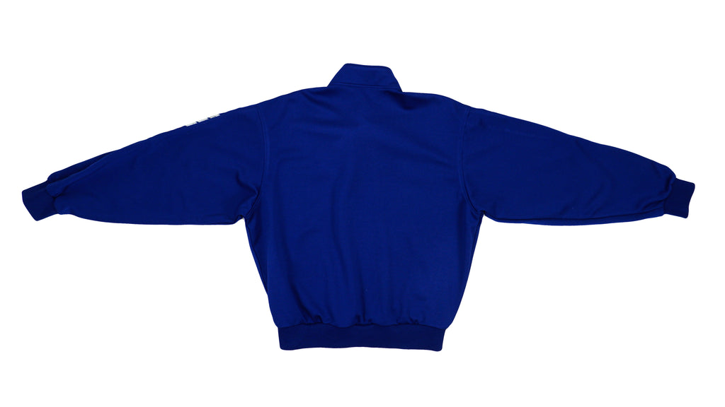 Champion - Blue Zip-Up Track Jacket 1990s Medium Vintage Retro