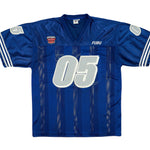 FUBU - Blue Spell-Out Jersey 1990s X-Large
