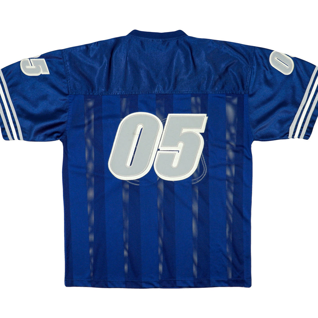FUBU - Blue Spell-Out Jersey 1990s X-Large Vintage Retro