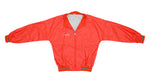 Adidas - Red Bomber Jacket 1990s Medium Vintage Retro