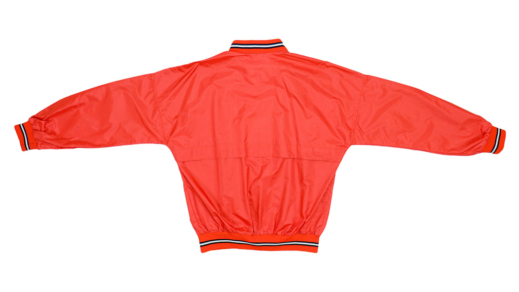 Adidas - Red Bomber Jacket 1990s Medium Vintage Retro