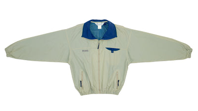 Columbia - Grey Zip-Up Windbreaker 1990s Large