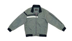 FUBU - Dark Grey Spell-Out Jacket 1990s Large vintage Retro