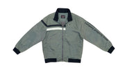 FUBU - Dark Grey Spell-Out Jacket 1990s Large vintage Retro