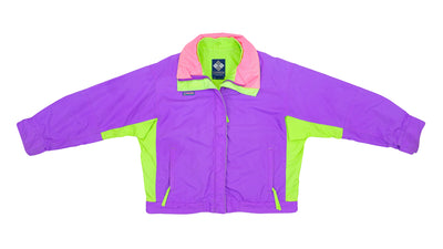 Columbia - Purple with Green Jacket 1990s X-Large