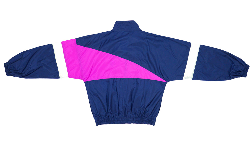Wilson - Blue & Pink Colorblock Jacket 1990s Large Vintage Retro