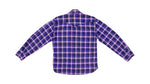 Levis - Blue & Purple Plaid Long Sleeved Shirt 1990s Small Vintage Retro