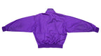 Champion - Purple Spell-Out Bomber Jacket 1990s Large Vintage Retro