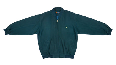 Playboy - Green Bomber Jacket 1990s Large