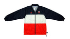 Adidas - Black, White & Red DC United Windbreaker 1990s Large Vintage Retro