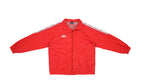 Umbro - Red Big Logo Hooded Windbreaker 1990s X-Large
