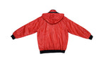 Reebok - Red Hooded Warm Jacket 1990s Large Vintage Retro
