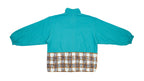 Reebok - Green with Pattern Zip Up Jacket 1990s Large Vintage Retro