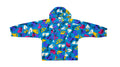 Vintage - Blue Patterned 1/4 Zip Ski Jacket 1990s Large Vintage Retro
