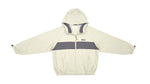 Ellesse - Brown Two-Tone Hooded Jacket 1990s Large