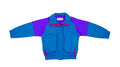 Columbia - Blue with Purple Colorblock Jacket 1990s Medium Vintage Retro