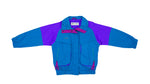 Columbia - Blue with Purple Colorblock Jacket 1990s Medium
