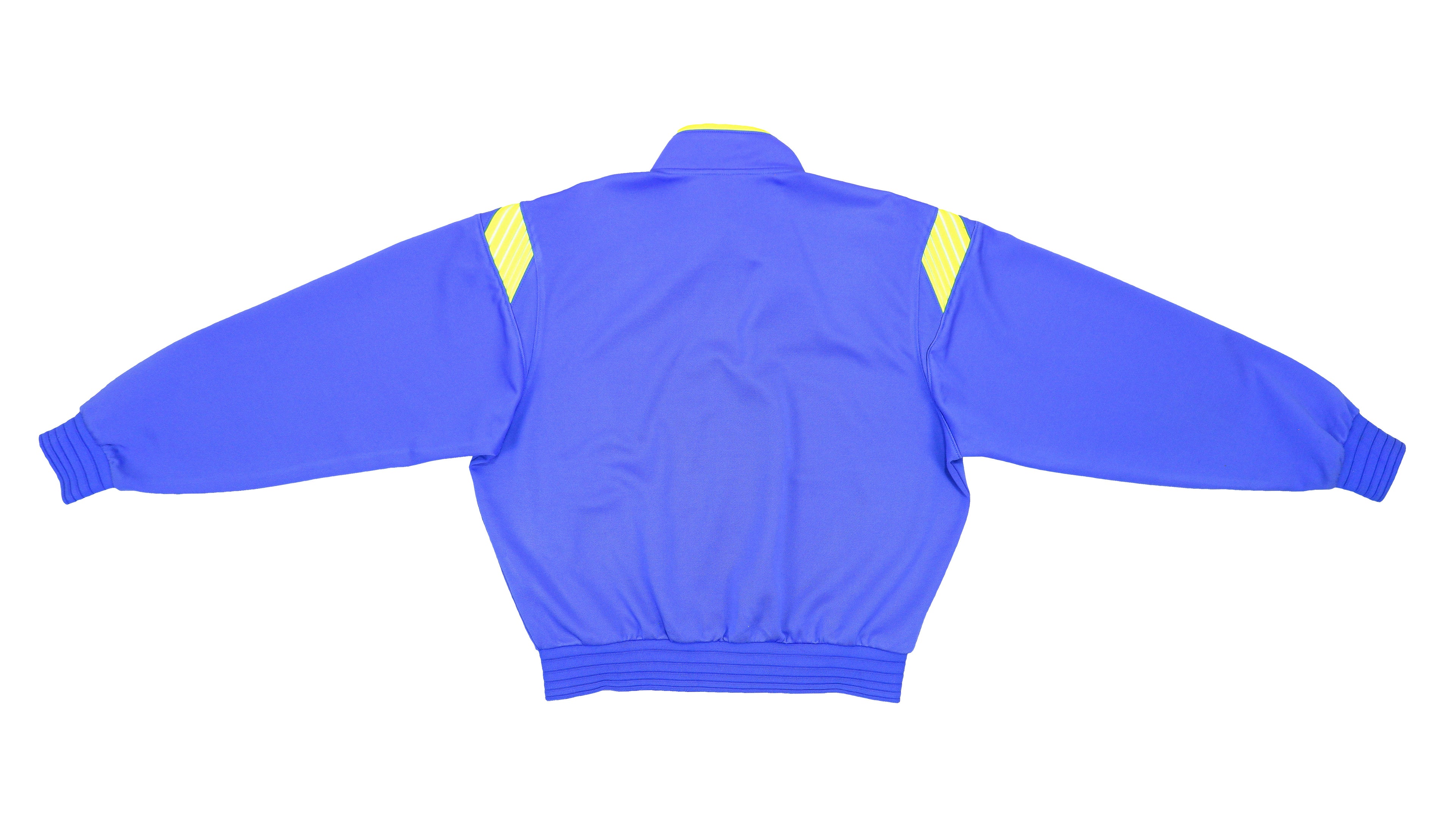 Champion - Blue Bomber Track Jacket 1990s Medium Vintage Retro