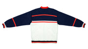 FILA - Black & White Colorblock Windbreaker 1990s Medium Vintage Retro