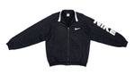 Nike - Black Big Spell-out Track Jacket 1990s Large