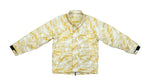 FILA - Yellow Patterned Warm Jacket 1990s Medium Vintage Retro