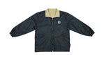 DC Shoes - Black / Brown Reversible Big Logo Windbreaker Large