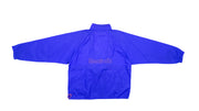 Reebok - Blue Big Spell-Out Hooded Windbreaker 1990s X-Large Vintage Retro
