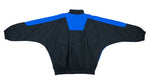 Umbro - Blue and Black Colorblock Windbreaker 1990s X-Large Vintage Retro