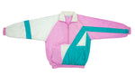 Vintage (Pierre Cardin) - Pink Colorblock Windbreaker 1990s Medium