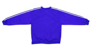 Adidas - Blue Big Logo Pullover Windbreaker 1990s Small Vintage Retro