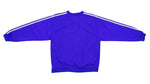 Adidas - Blue Big Logo Pullover Windbreaker 1990s Small Vintage Retro