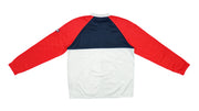 FILA - Red & White Colorblock Windbreaker 1990s Large Vintage Retro