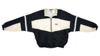 Reebok - Black & White Big Logo Windbreaker 1990s Large Vintage Retro
