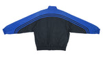 Starter - Black with Blue Zip Up Jacket 1990s Large Vintage Retro