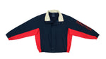 Nautica - Black with Red Spell-Out Jacket 1990s Large