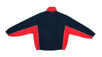 Nautica - Black with Red Spell-Out Jacket 1990s Large Vintage Retro