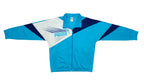 Puma - Blue Big Logo Track Jacket 1990s Medium Vintage Retro