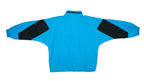 Umbro - Blue and Black Colorblock Windbreaker 1990s Large Vintage Retro