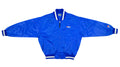 FILA - Blue Zip-Up Satin Jacket 1990s Large Vintage Retro