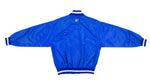 FILA - Blue Zip-Up Satin Jacket 1990s Large Vintage Retro