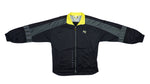 Puma - Black & Grey Track Jacket 1990s Large