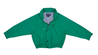 Nautica - Green Sailing Denim Jacket 1990s Large