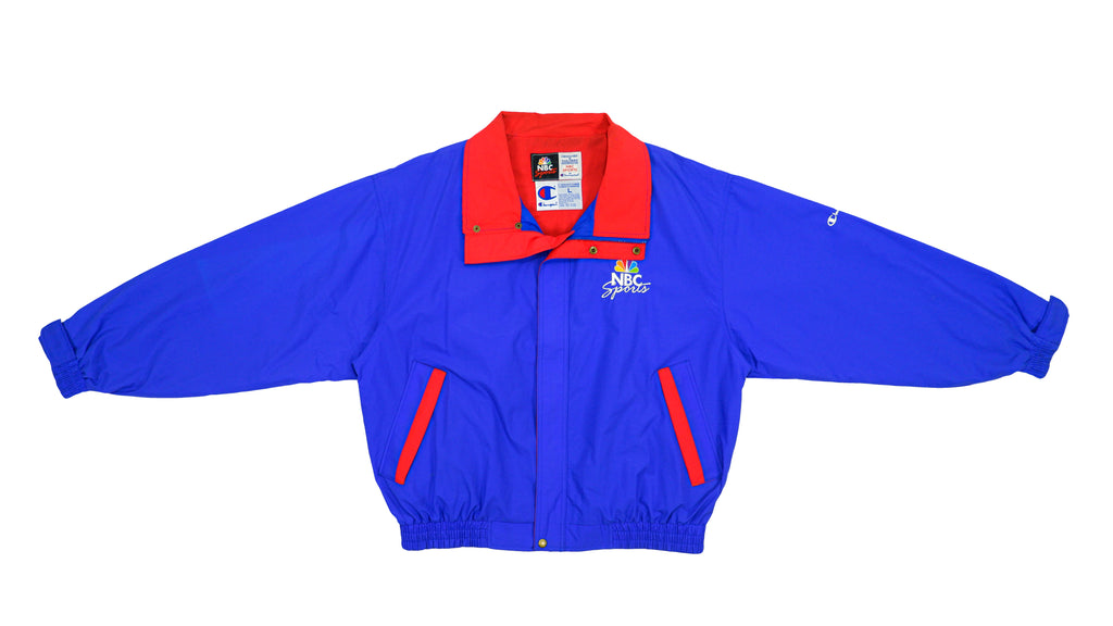 Champion - NBC Sports Windbreaker 1990s X-Large Vintage Retro