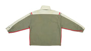 Champion - Brown Zip Up Windbreaker 1990s Large Vintage Retro