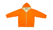 Nautica - Orange / Beige Hooded Reversible Windbreaker 1990s Large Vintage Retro