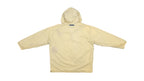 Nautica - Orange / Beige Hooded Reversible Windbreaker 1990s Large Vintage Retro