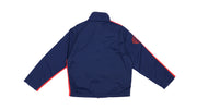 Nautica - Blue with Red Competition Windbreaker 1990s Medium Vintage Retro