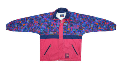 Vintage (Jeantex) - Pink & Blue Patterned Jacket 1990s X-Large