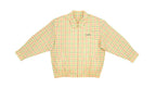 Vintage (Arnold Palmer) - Yellow & Orange Checkered Bomber Jacket 1990s Large Vintage Retro
