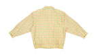 Vintage (Arnold Palmer) - Yellow & Orange Checkered Bomber Jacket 1990s Large Vintage Retro